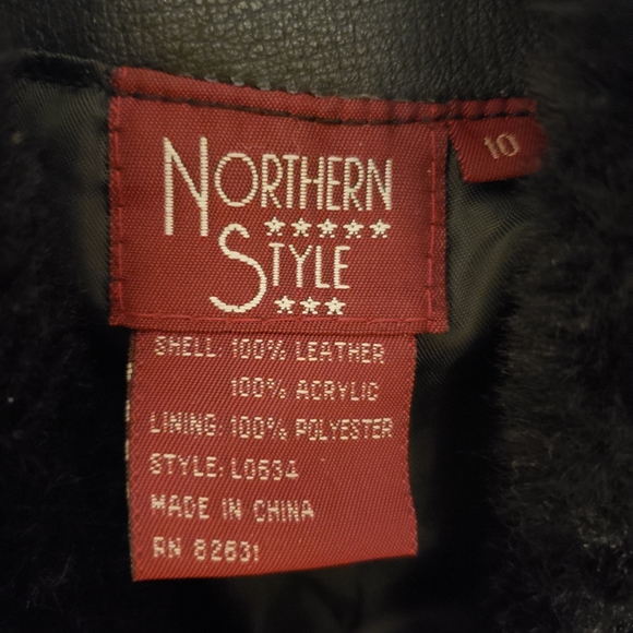 Northern style leather trench coat - Picture 1 of 5